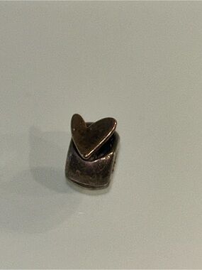 Pandora Two-Tone Heart Stackable Charm